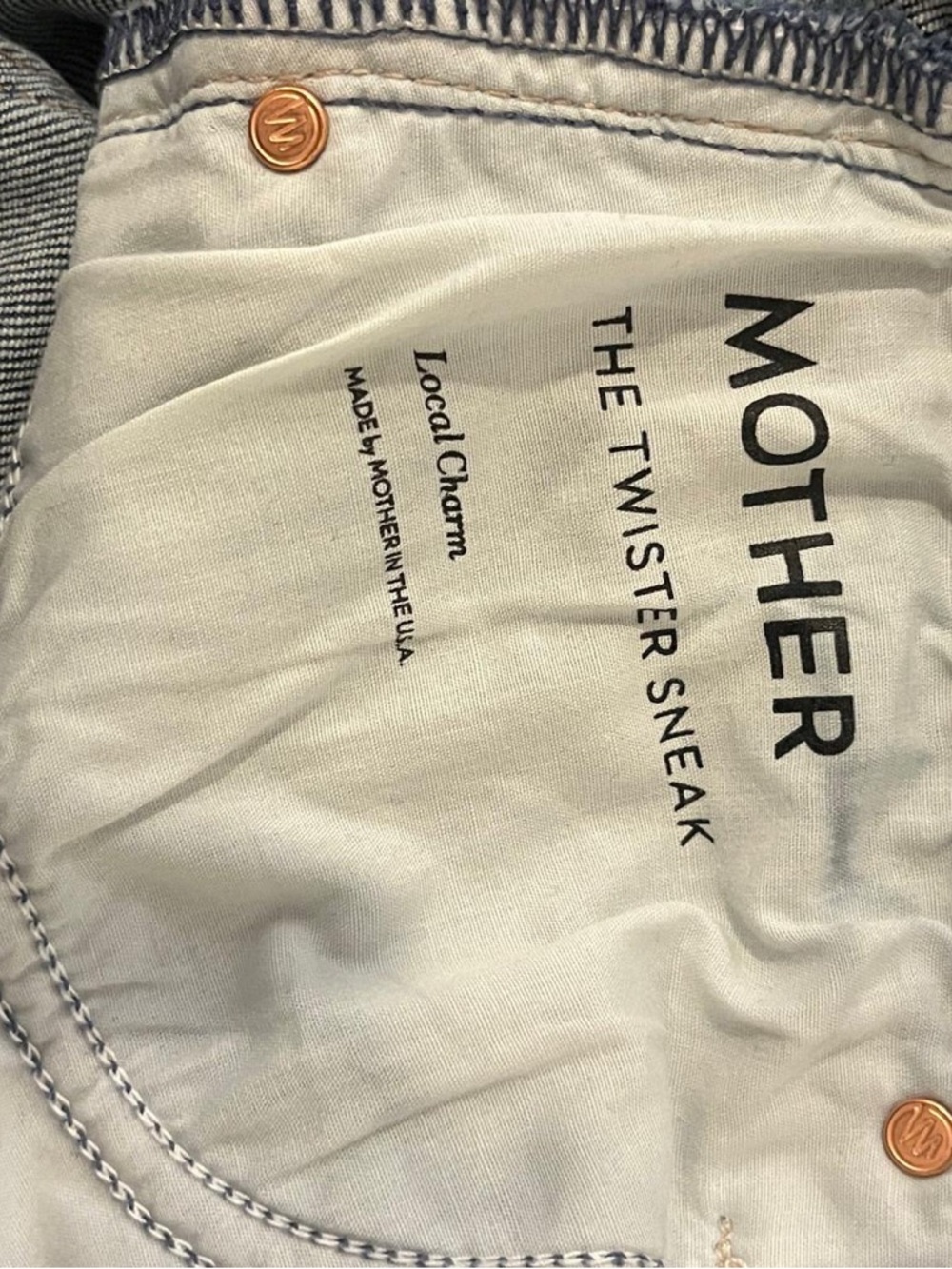 Mother The Twister Sneak - Local Charm Jeans - Picture 5 of 6